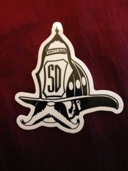 Classic Salty Dog Car Decal alternate view