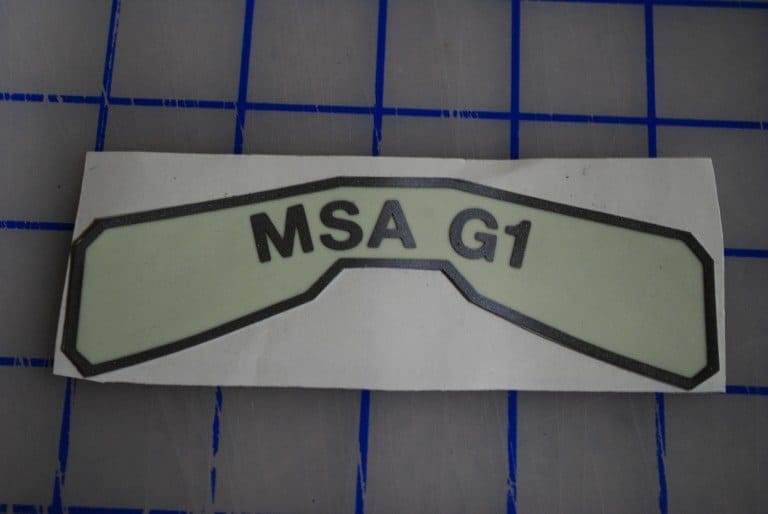 MSA G1 Face Mask Identifier