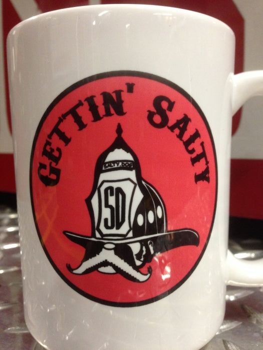 Gettin Salty Red Ceramic Coffee Mug