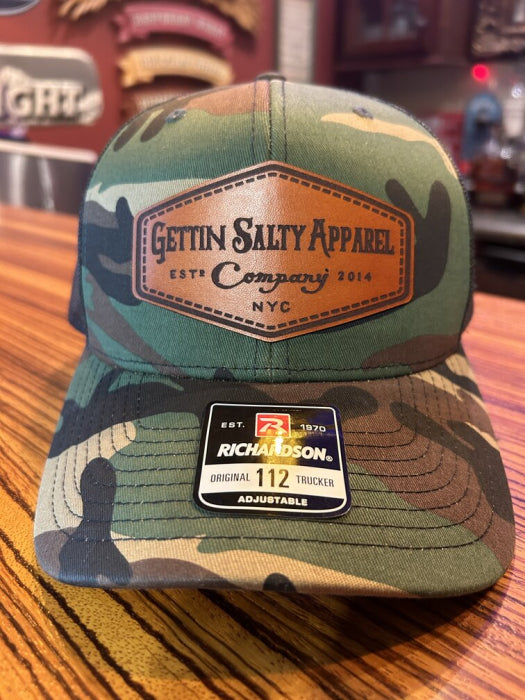 Firefighter Hat | Richardson 112 Camo Trucker Cap | Gettin' Salty