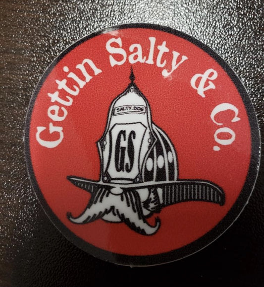 Gettin Salty Red Helmet Decal