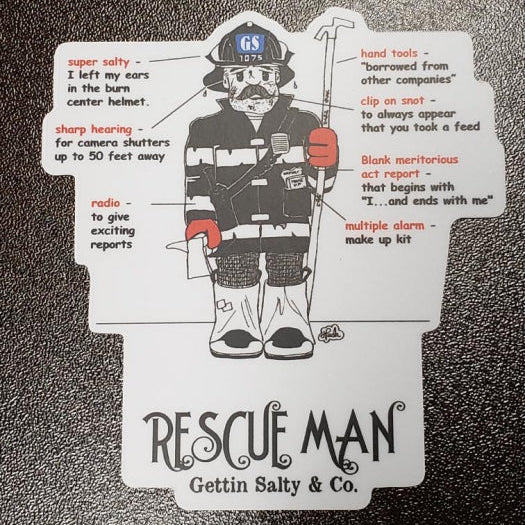 Gettin Salty Fireman Decal Combo Pack