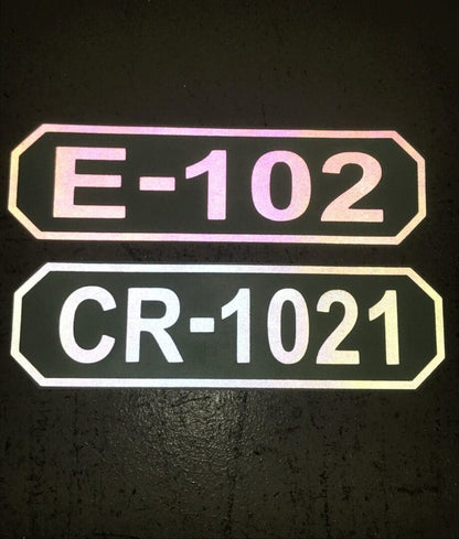 MSA Band Decal (Reflective Letters)