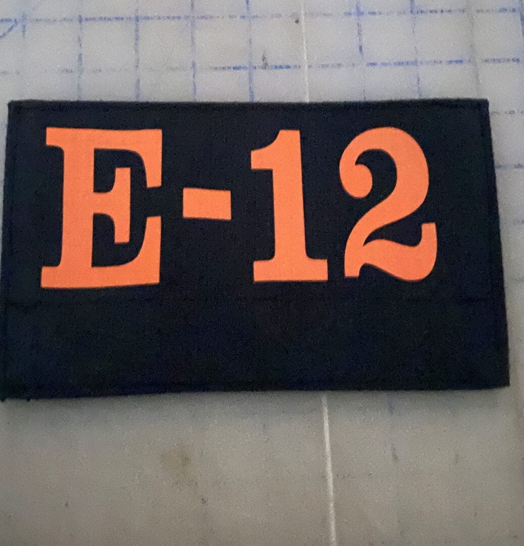 SCBA Nomex Pack Identifiers (Reflective Only)