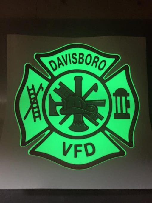 Maltese Cross 6" window decal