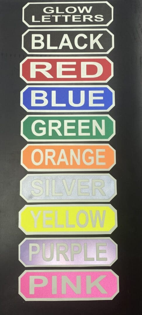MSA Band Decal (Glow Letters)