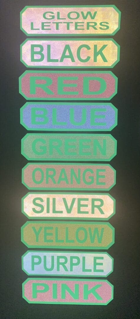 MSA Band Decal (Glow Letters)