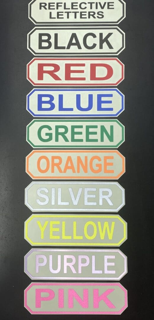 MSA Band Decal (Reflective Letters)