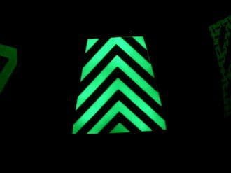 Tetrahedron Chevron w/ 3M Scotchlite 8 pak