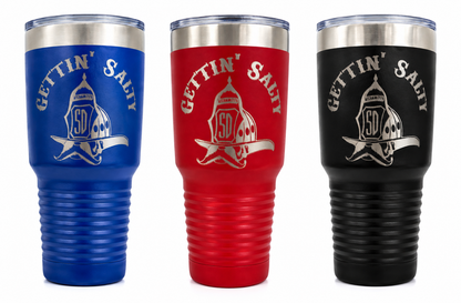 Gettin' Salty 30 oz Polar Tumbler | Firefighter Tumbler