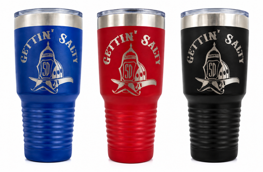 Gettin' Salty 30 oz Polar Tumbler | Firefighter Tumbler