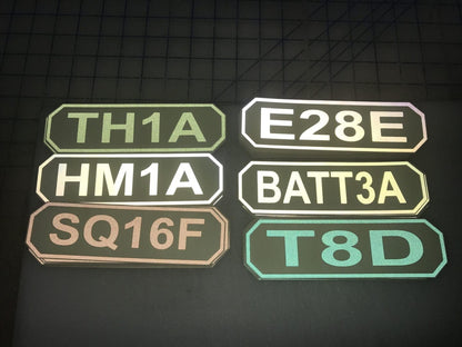 MSA Band Decal (Reflective Letters)