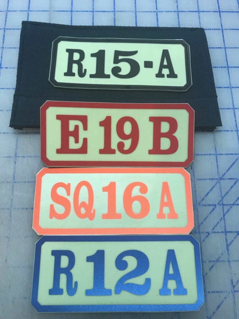 Nomex SCBA Identifier (back)