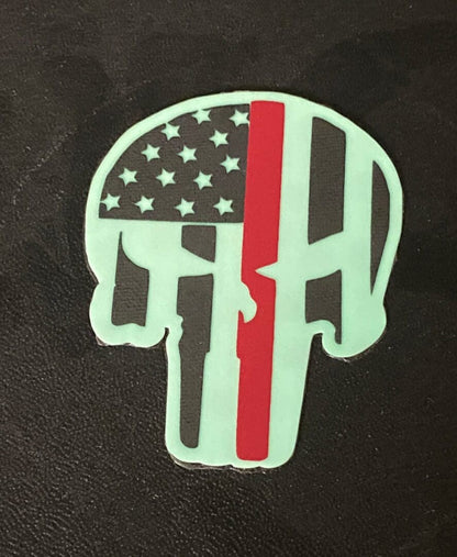 Punisher Skull – Red Stripe
