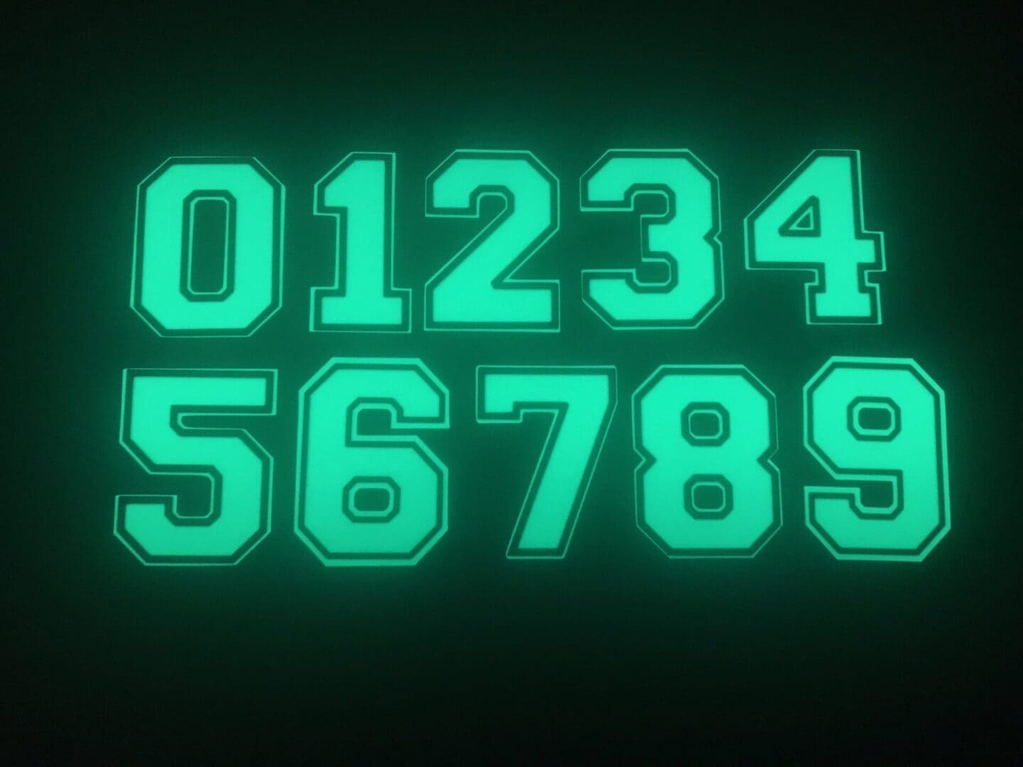 2″ Border/Solid Numbers & Letters