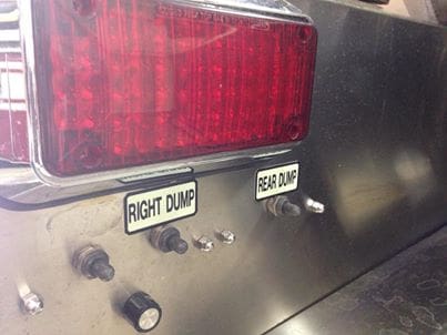 Pump Panel Label
