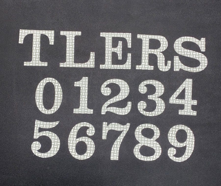 2″ Treadplate Numbers & Letters