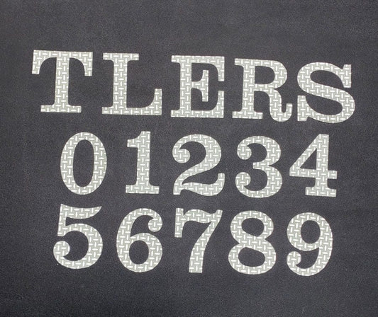 2″ Treadplate Numbers & Letters