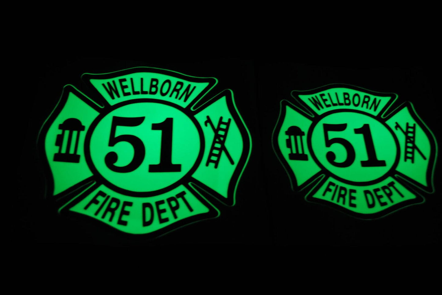 Maltese Cross 6" window decal