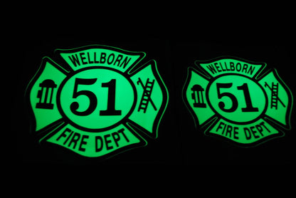 Maltese Cross 6" window decal