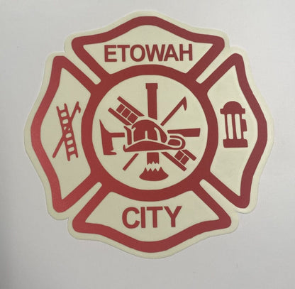 Maltese Cross 6" window decal