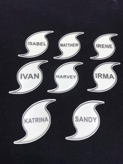 Hurricane Decals