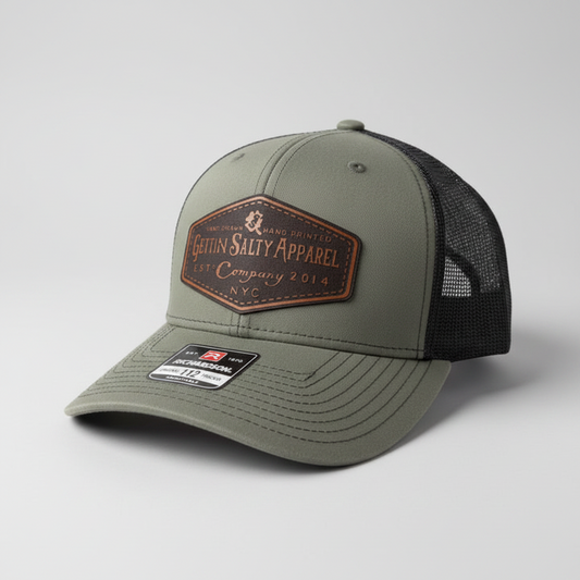 Gettin Salty Olive Richardson 112 Hat | Firefighter Hats & Caps