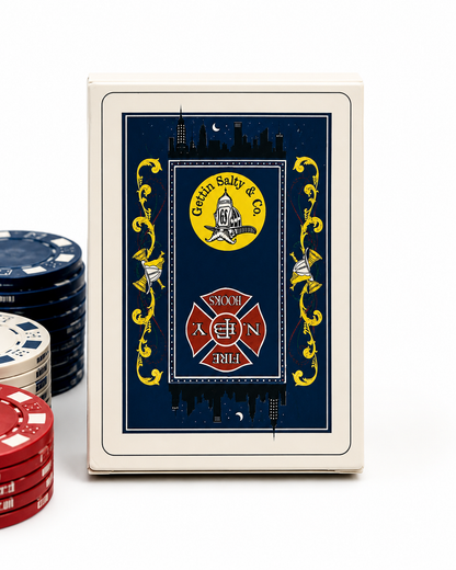 Gettin Salty Custom Firefighter Playing Cards