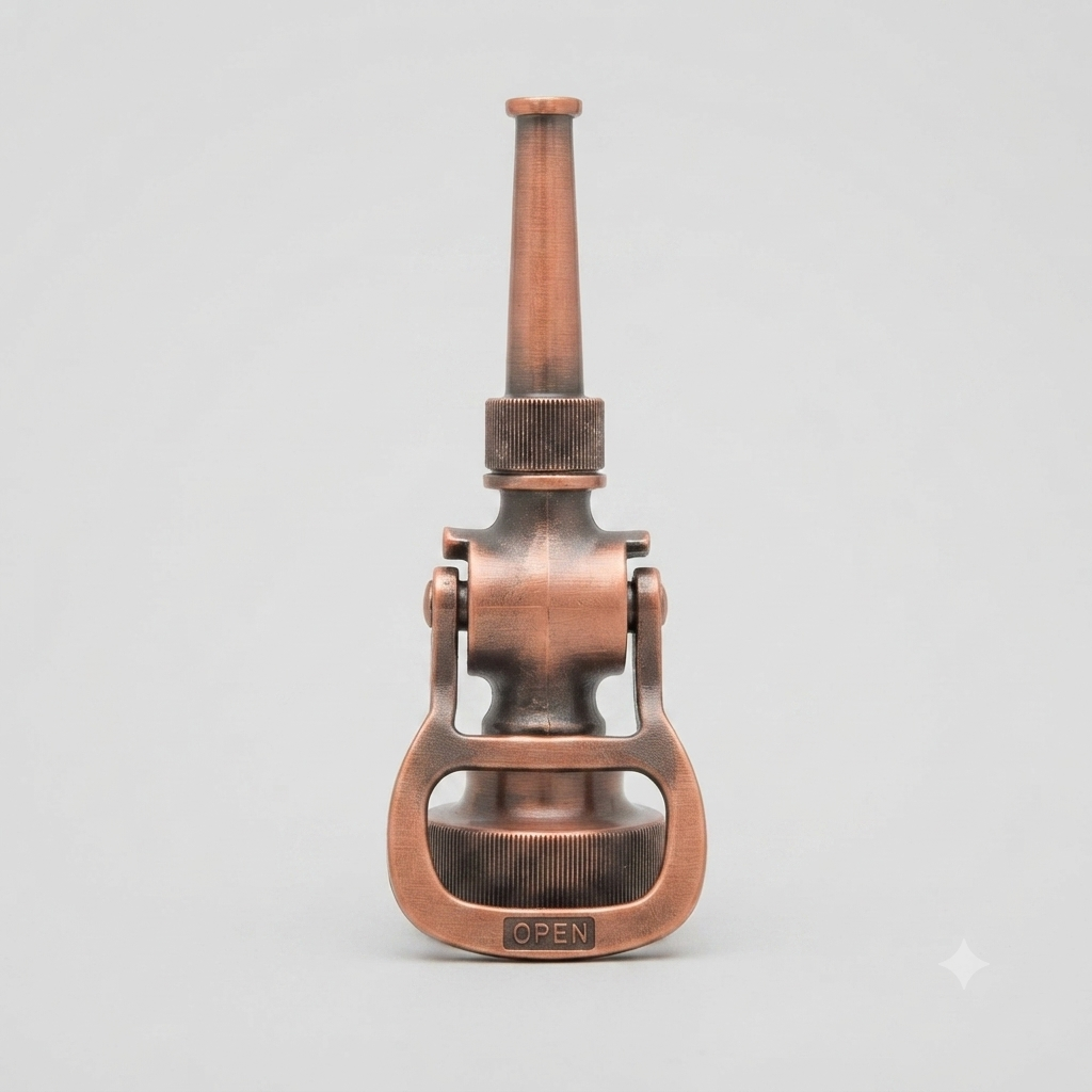 Historic Antique Fire Hose Nozzle Bottle Opener | Firefighter Bottle Opener