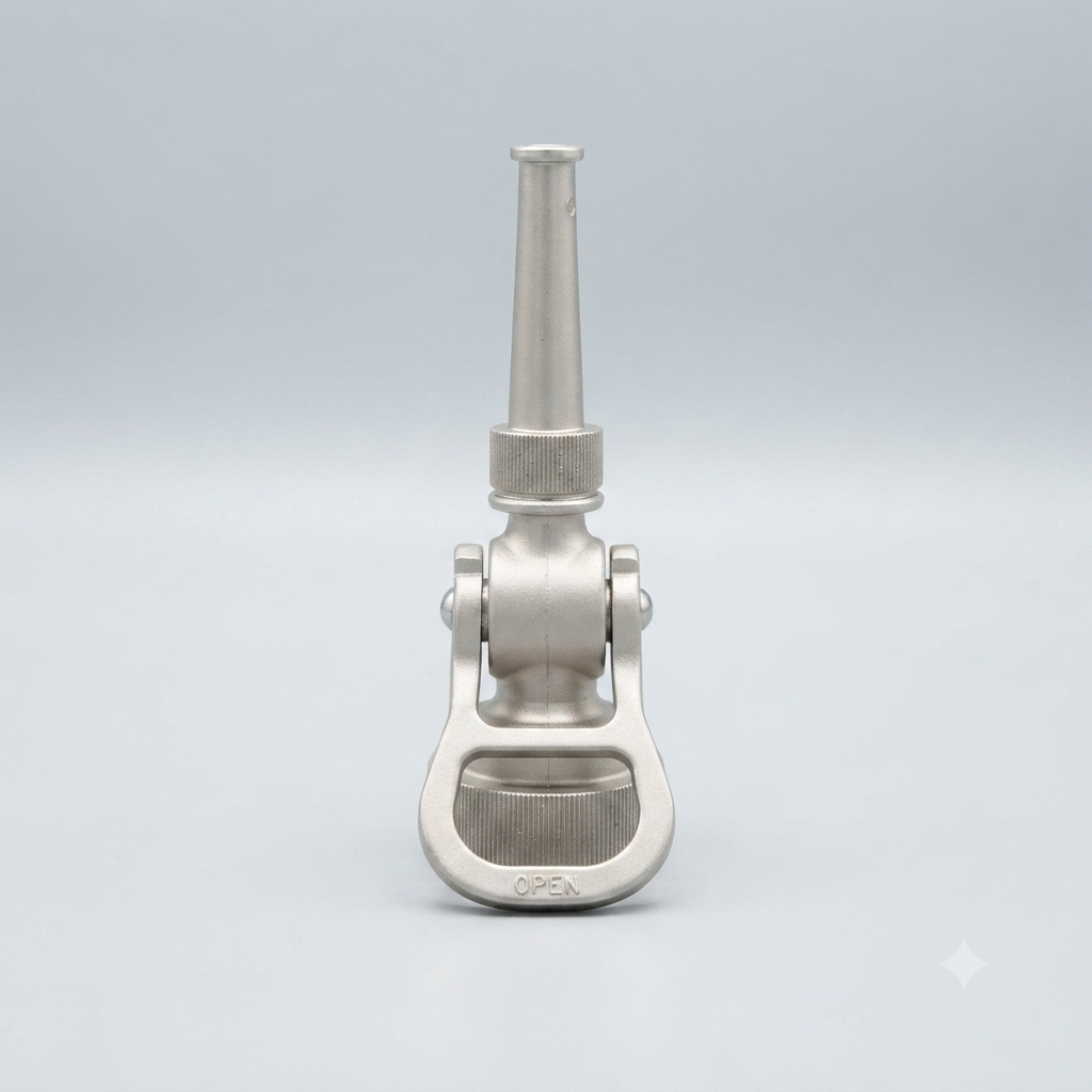 Historic Chrome Fire Hose Nozzle Bottle Opener | Firefighter Bottle Opener