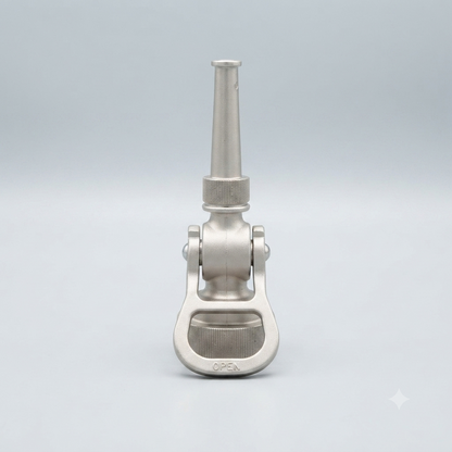 Historic Chrome Fire Hose Nozzle Bottle Opener | Firefighter Bottle Opener