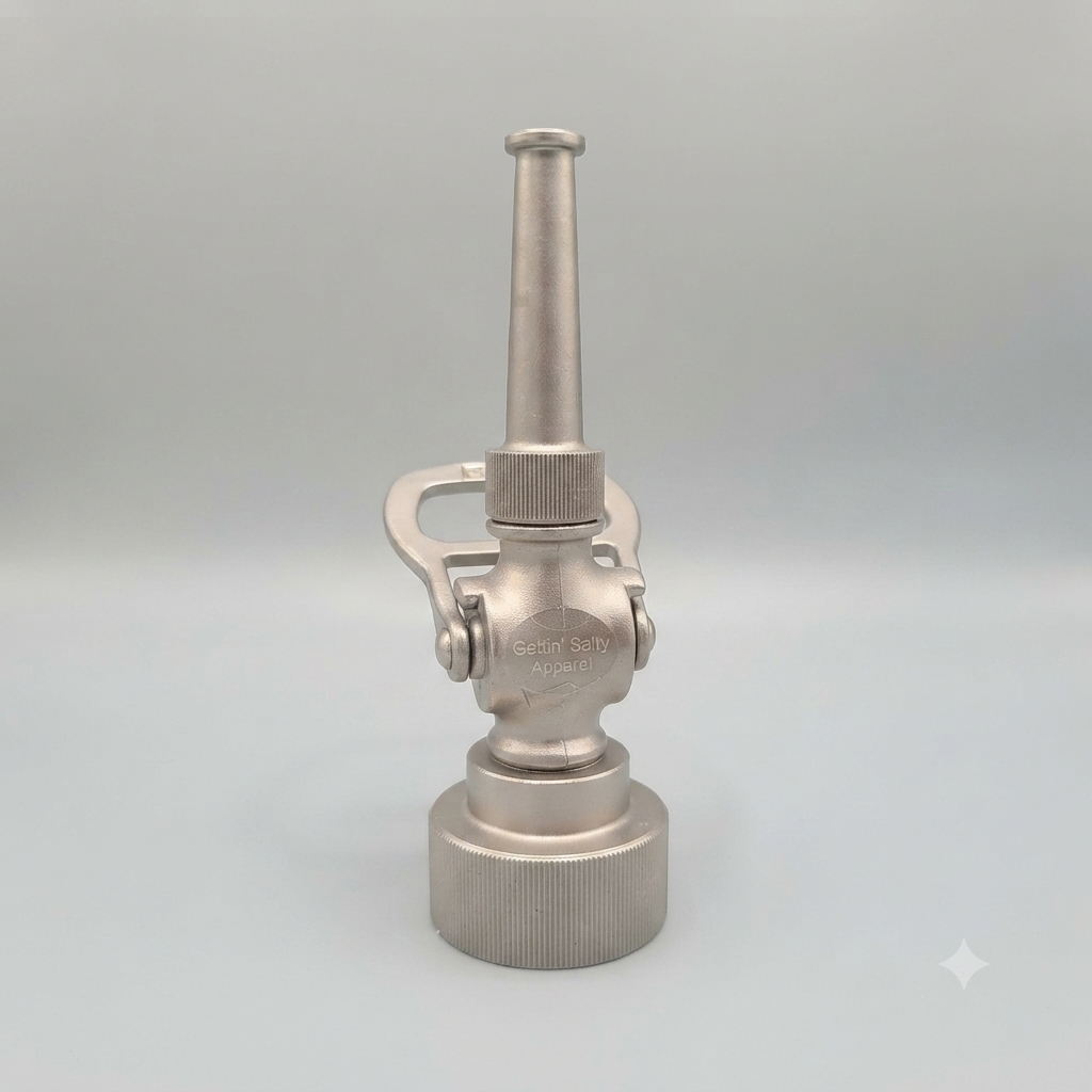 Historic Chrome Fire Hose Nozzle Bottle Opener | Firefighter Bottle Opener
