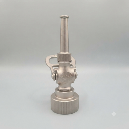 Historic Chrome Fire Hose Nozzle Bottle Opener | Firefighter Bottle Opener