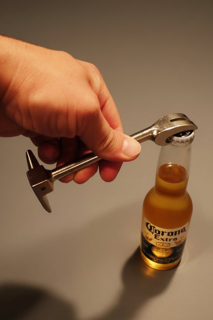 Chrome Halligan Bottle Opener | Firehouse Gift