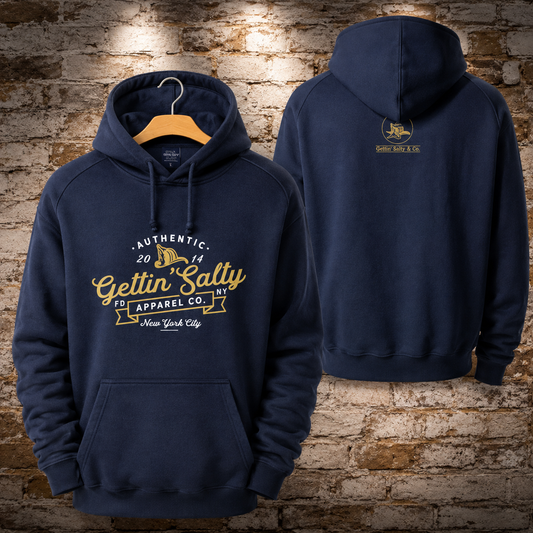 Trademark Gettin Salty Hoodie Sweatshirt, Navy