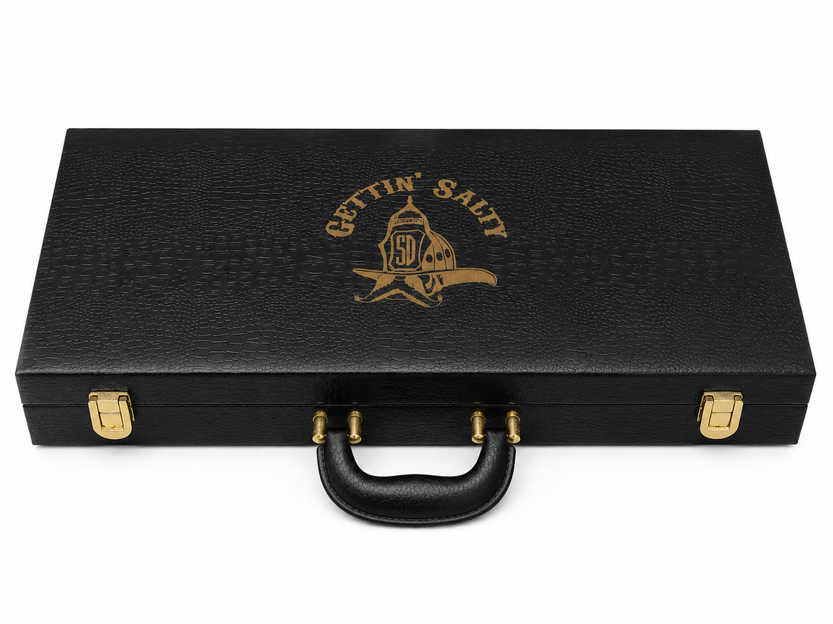 Gettin Salty Poker Chip Set With Carrying Case