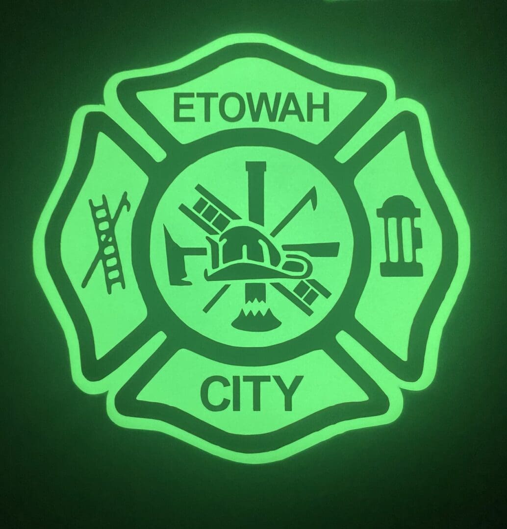 Maltese Cross 6" window decal