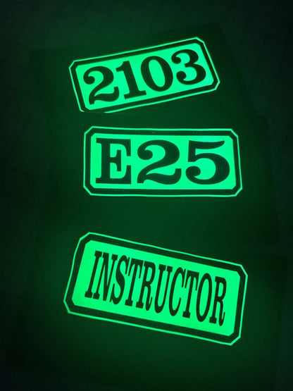 Detachable Back and Shoulder SCBA Pack Identifiers