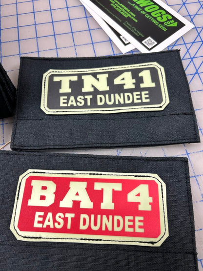 Detachable Back and Shoulder SCBA Pack Identifiers