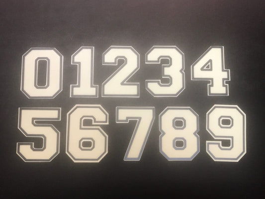 2″ Border/Solid Numbers & Letters