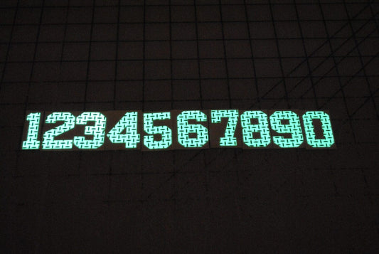 1" Treadplate Numbers & Letters