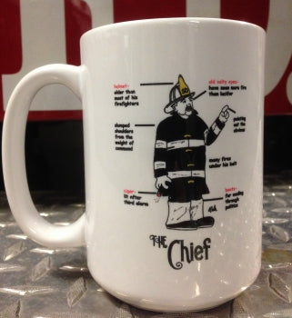 Chief Ceramic Coffee Mug | Fire Chief  Mug