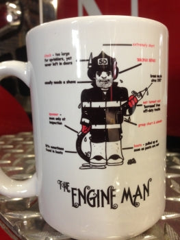 Engine Man Mug | Firefighter Coffee Mug