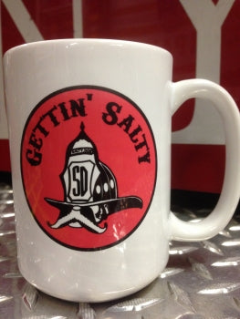 Gettin Salty Red Ceramic Coffee Mug