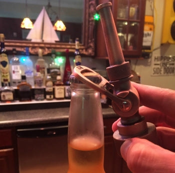 Historic Antique Fire Hose Nozzle Bottle Opener | Firefighter Bottle Opener