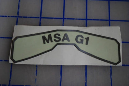 MSA G1 Face Mask Identifier