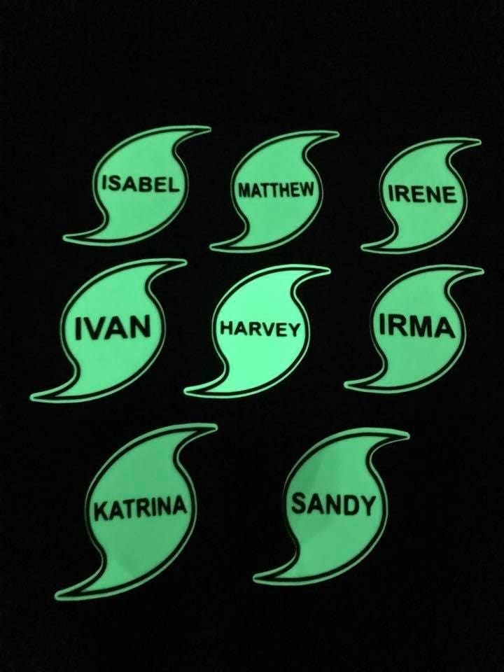 Hurricane Decals