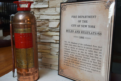 1898 NYC Regulations Print