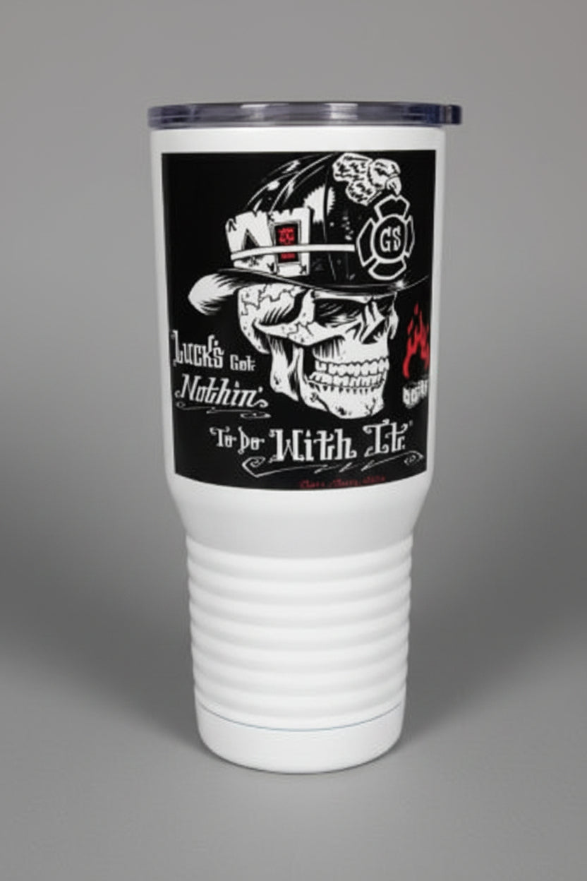 Gettin Salty Polar 20 oz White Tumbler | Firefighter Insulated Tumbler