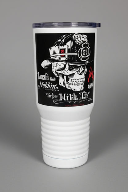Gettin Salty Polar 20 oz White Tumbler | Firefighter Insulated Tumbler